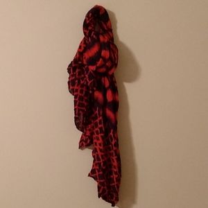 Multi pattern long scarf